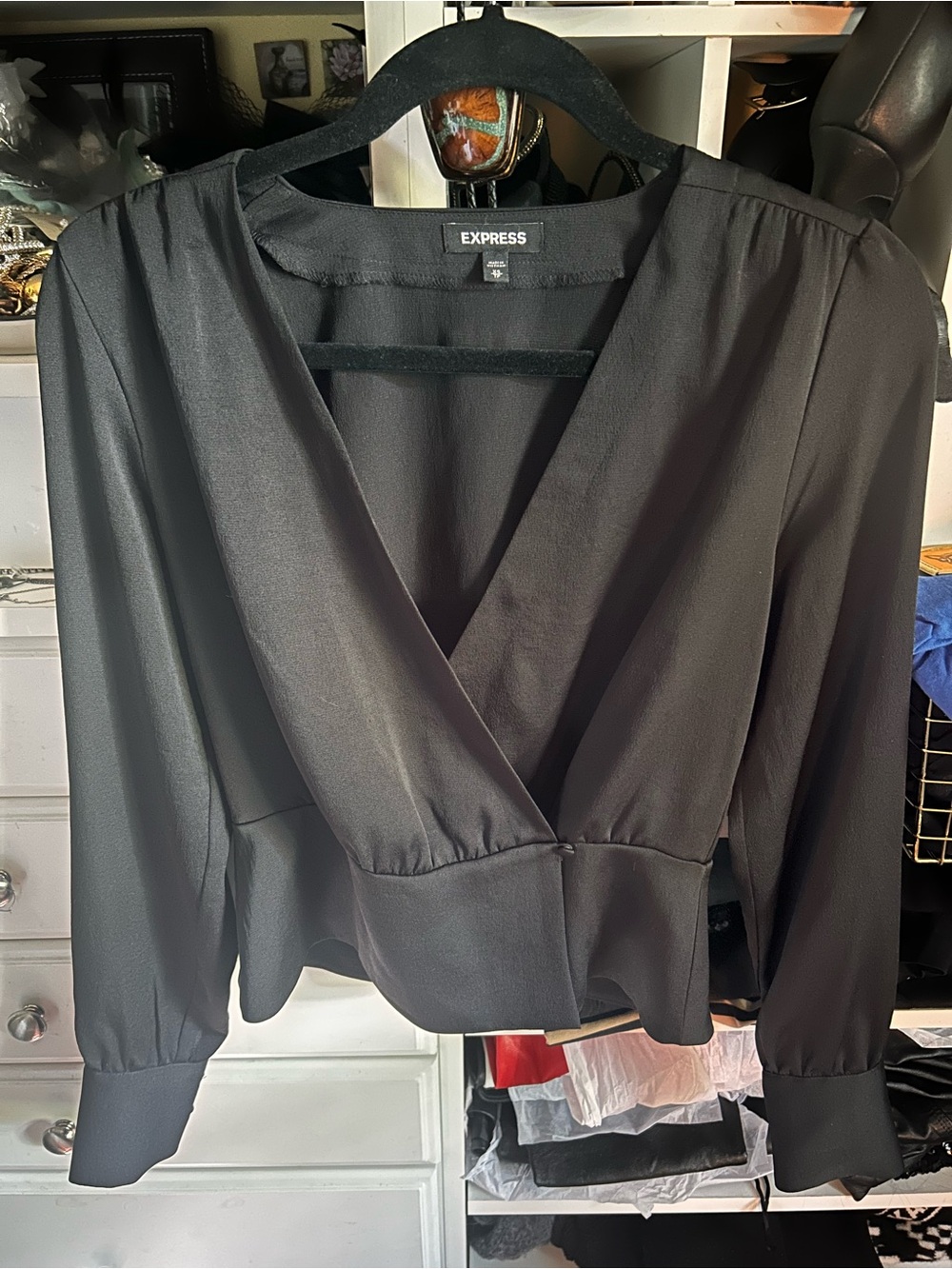 Express wrap front top size XS